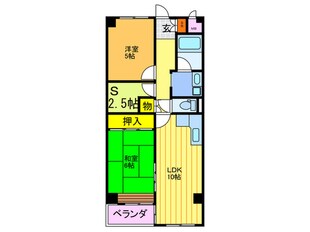 くずはｾﾝﾁｭﾘｰﾀｳﾝ六番館（813）の物件間取画像